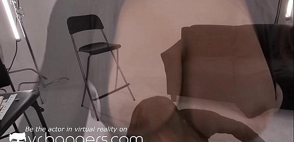  VR BANGERS Sexy assistant becomes an ar porn model